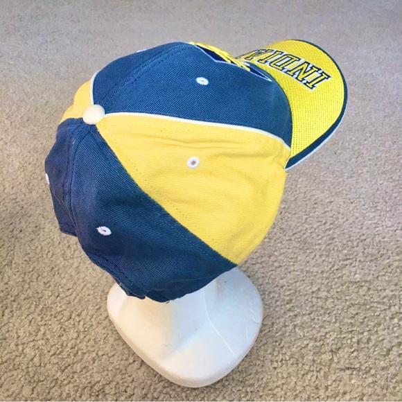 Vintage 1990s NBA INDIANA PACERS Embroidered Team Hat Cap Adjustable Strapback - Picture 5 of 13